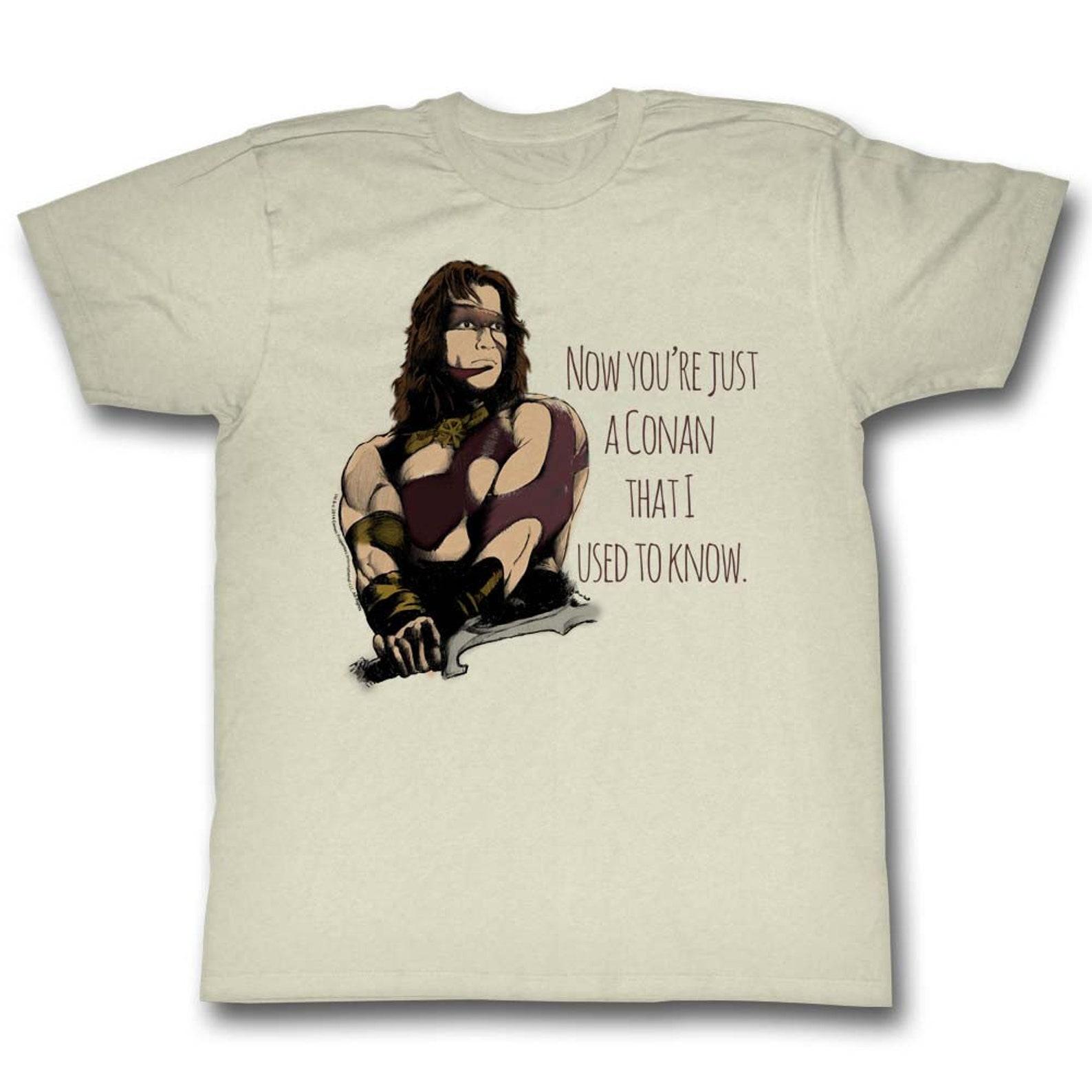 Conan The Barbarian Somebody Natural Adult T-Shirt S
