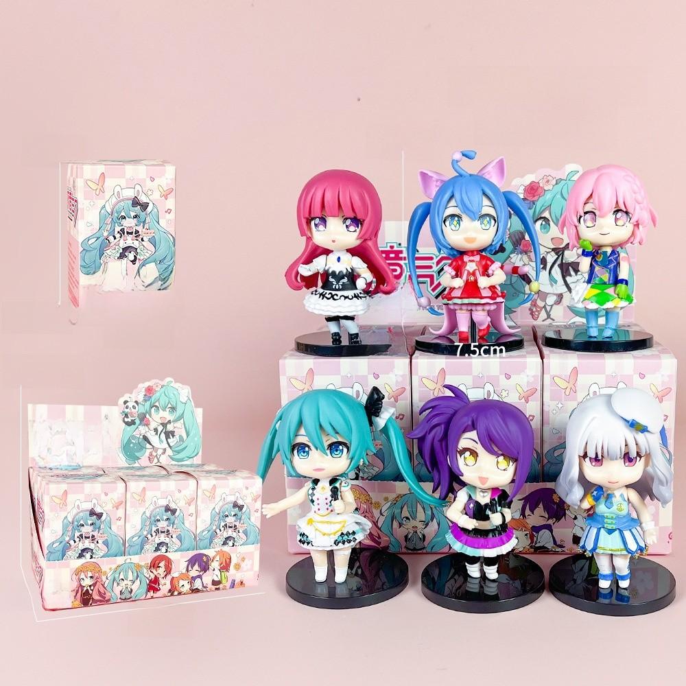 Hatsune Miku Pvc Figurine Collection Set With Assembly For Anime Enthusiasts And Display