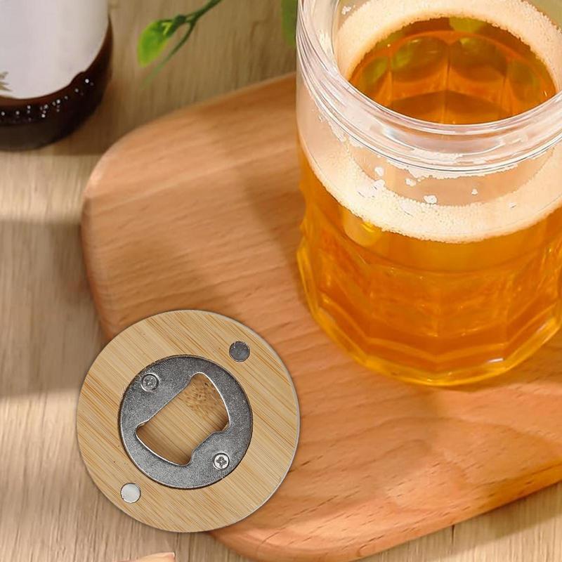 Cap Opener Magnetic Bottle Opener For Fridge Magnetic Bar Tool Fridge Magnet Drinkware Refrigerator Sticker For Souvenir Parties