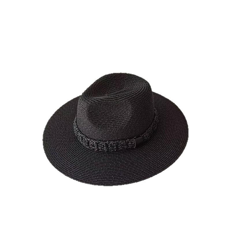 Taizhou Wenling Summer New Hat Women's Sunscreen Straw Hat Summer Outdoor Travel Sun Hat Casual Sun Hat