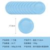 Spot Solid Color Series Tableware Set Light Blue Paper Plate Paper Cup Paper Towel Tablecloth Disposable Party Supplies