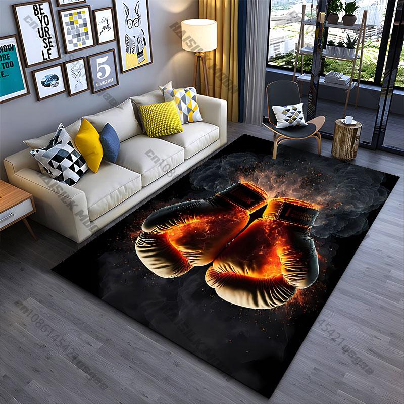 Fiery confrontation strength power energy carpet Yoga living room room decor children s crawling mat doormat area rug 40x60cm