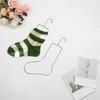 2Pcs Sock Display Rack Metal Sock Blockers Stainless Steel Drying Hanger for Knitting Crochet Socks Foot Display for Socks
