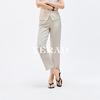 YERAD Women's Lyocell Linen Blend Cropped Straight-Leg Pants