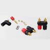 Banana Socket Dual Female Banana Plug for Speaker Amplifier Speaker Banana Plug Binding Post Terminal Connector