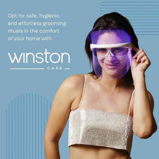 Rechargeable Led Face Mask For Men And Women 60 Min Runtime 3-In-1 Led Light Therapy For Glowing Skin,Anti-Ageing,Acne,Skin