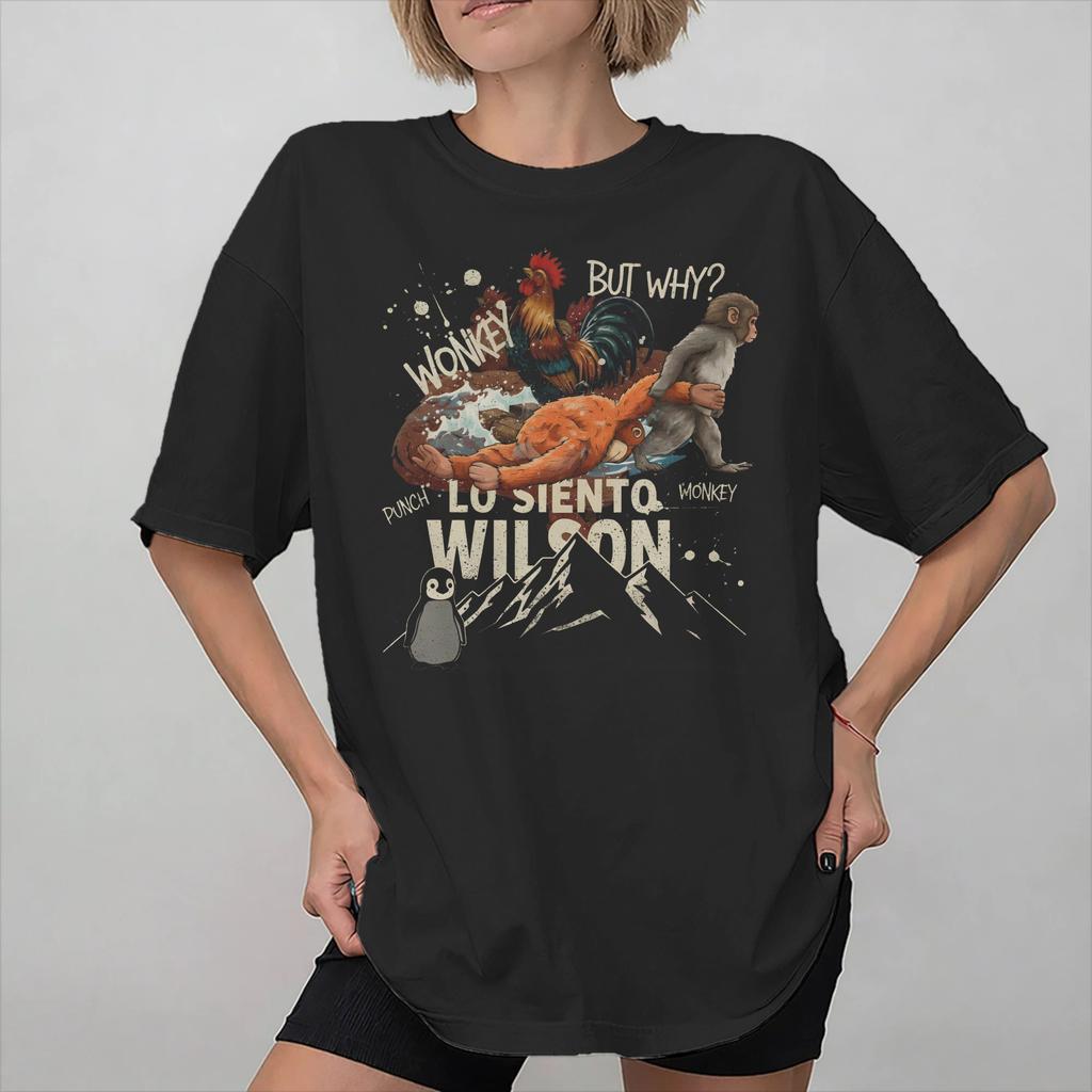 Cute Wilsons Lo Siento Funny Chicken Meme Merch Unisex T Shirt Pure Cotton Tee Graphic Printing Tops Tshirt