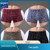 2-Pack Men's 100% Cotton Boxer Briefs: Washable, Durable, Mid-Rise, Comfortable, Breathable, Skin-Friendly, Moisture-Wicking.