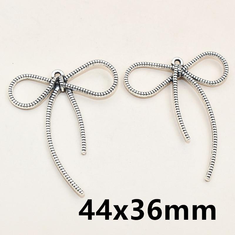 

10pcs Alloy Metal Bow Tie Charms Pendant DIY Jewelry Making Accessories Findings for Keychains Necklace Handmade