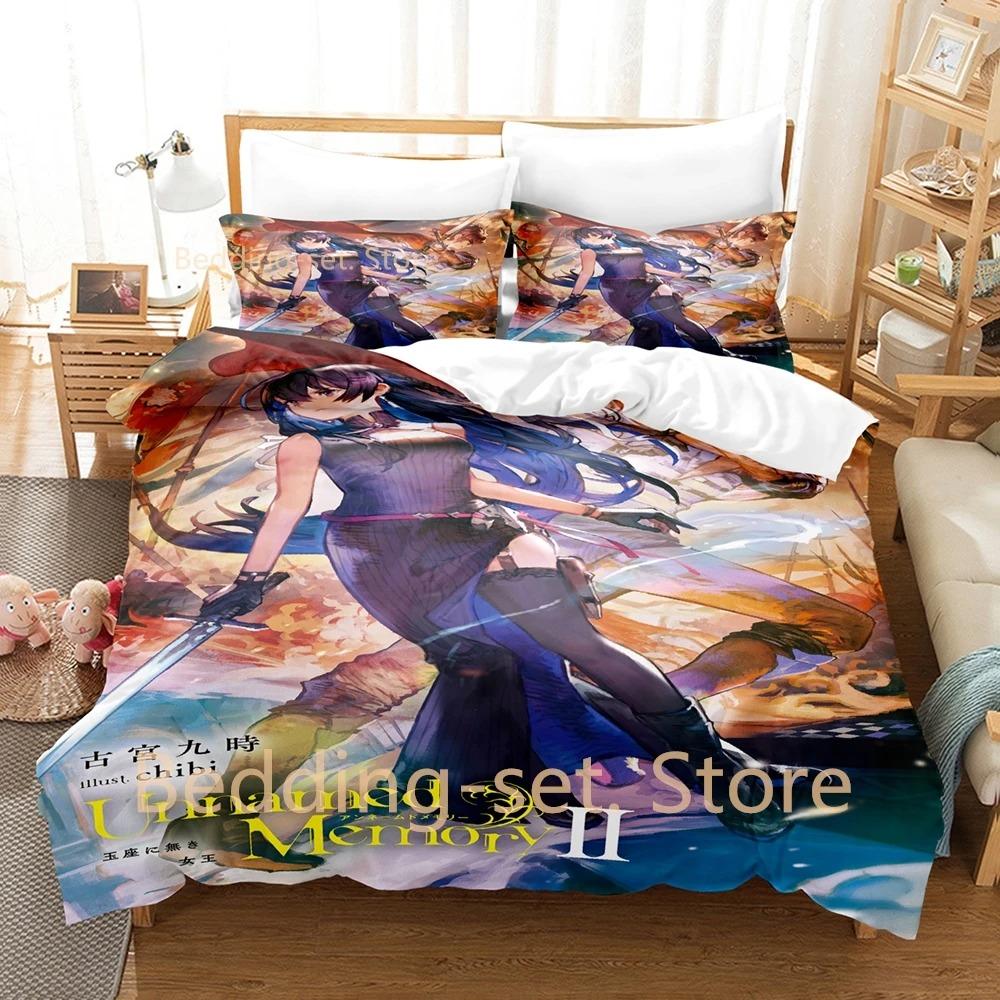 Unnamed Memory Bedding Set Single Twin Full Queen King Size Bed Set Adult Kid Bedroom Duvetcover Sets 3D Anime Bed Sheet Set