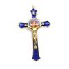 1Pc 12*7cm Saint Benedict Cross Jesus Christ Cross Pendant Religion Pray Decoration Supplies