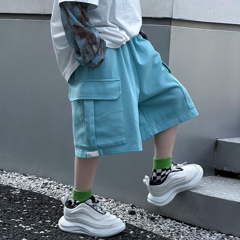 Boys  Trendy Casual Summer Knit Work Shorts 140 cm
