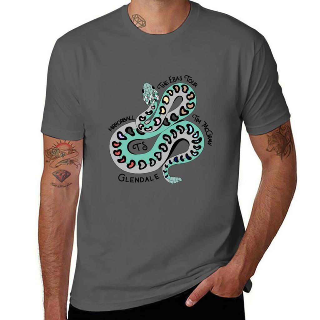 Eras Glendale Night 1 Surprise Song Snake TShirt Gym Exercise Short Sleeve TShirt