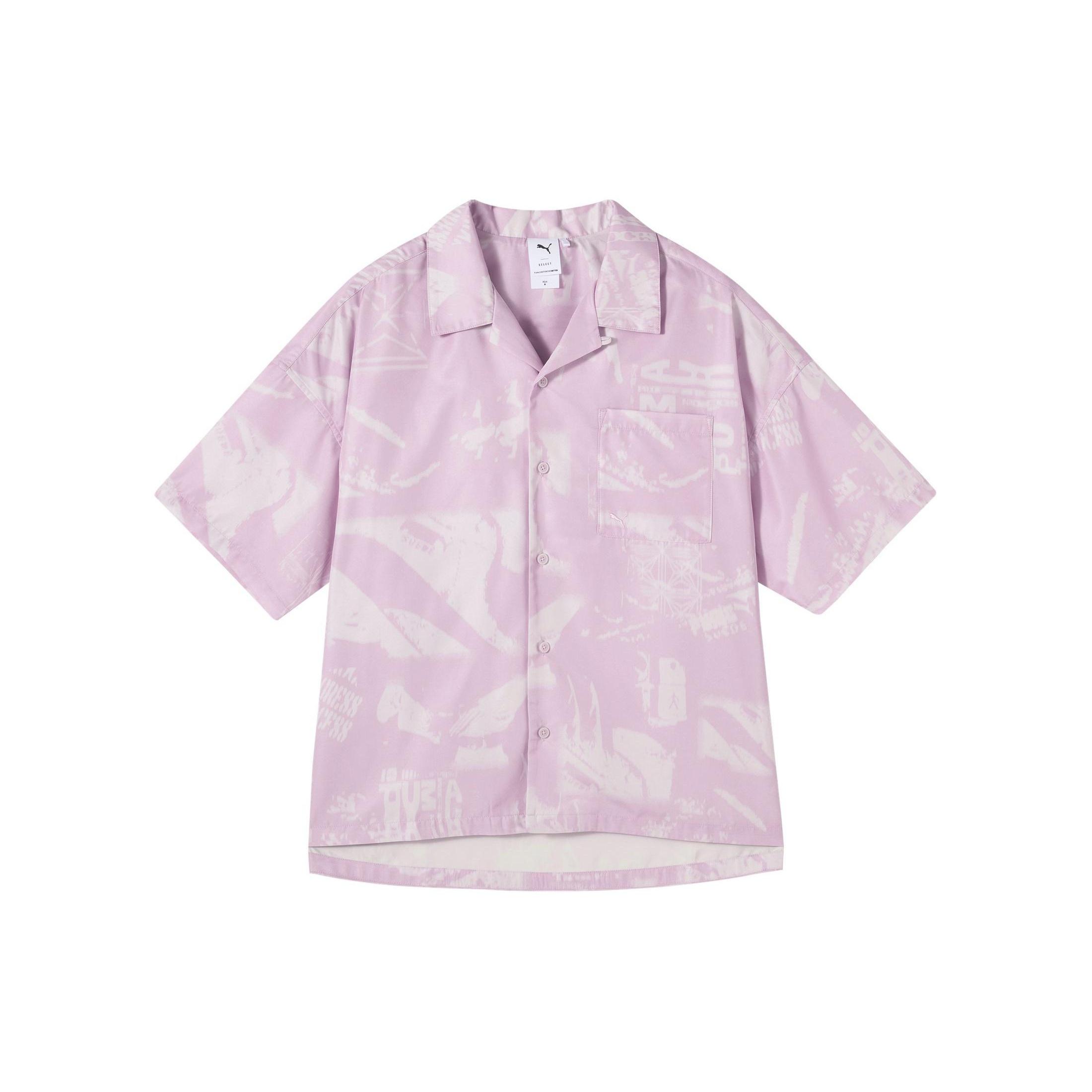 PUMA D Aop Shirt  Pink  Men s 627749-60 M