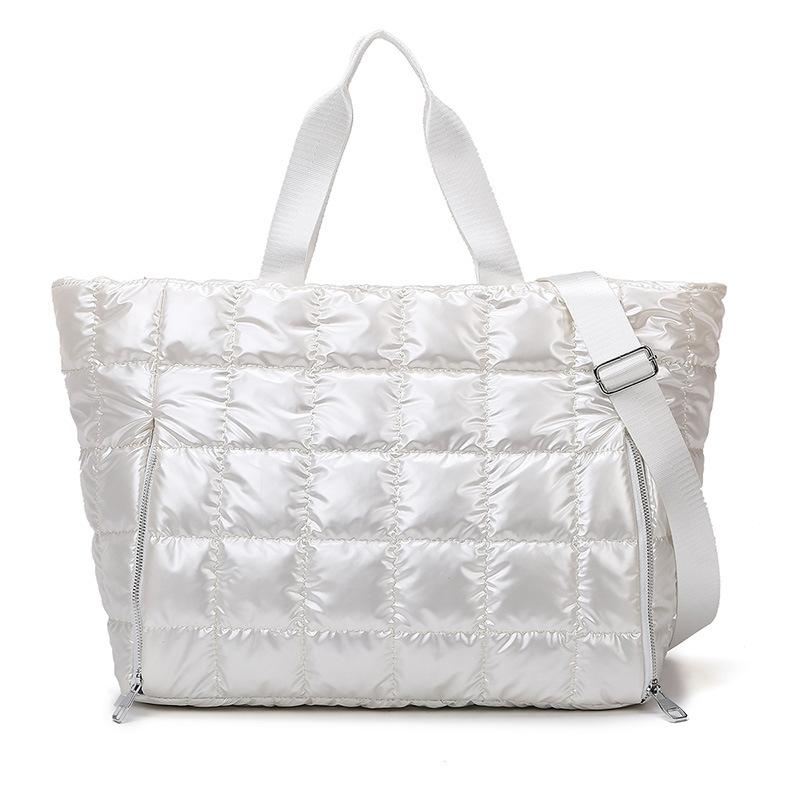 Yoga Fitness Bag Women's Travel Bag Dry and Wet Separation Waterproof Down Jacket Bag Portable Shoulder Travel Duffel Bag