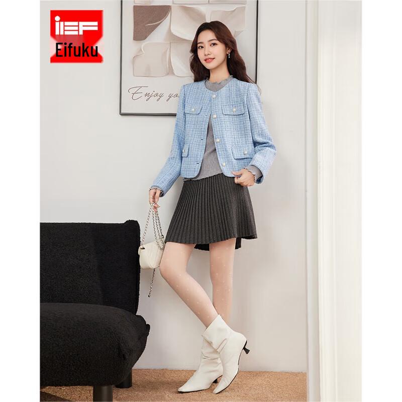 

IEF Women s French Style Tweed Jacket S