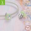 Monet Impression Silicone Bead Barrier Charm 925 Silver Bead Jewelry Accessories Flower And Grass Spring New