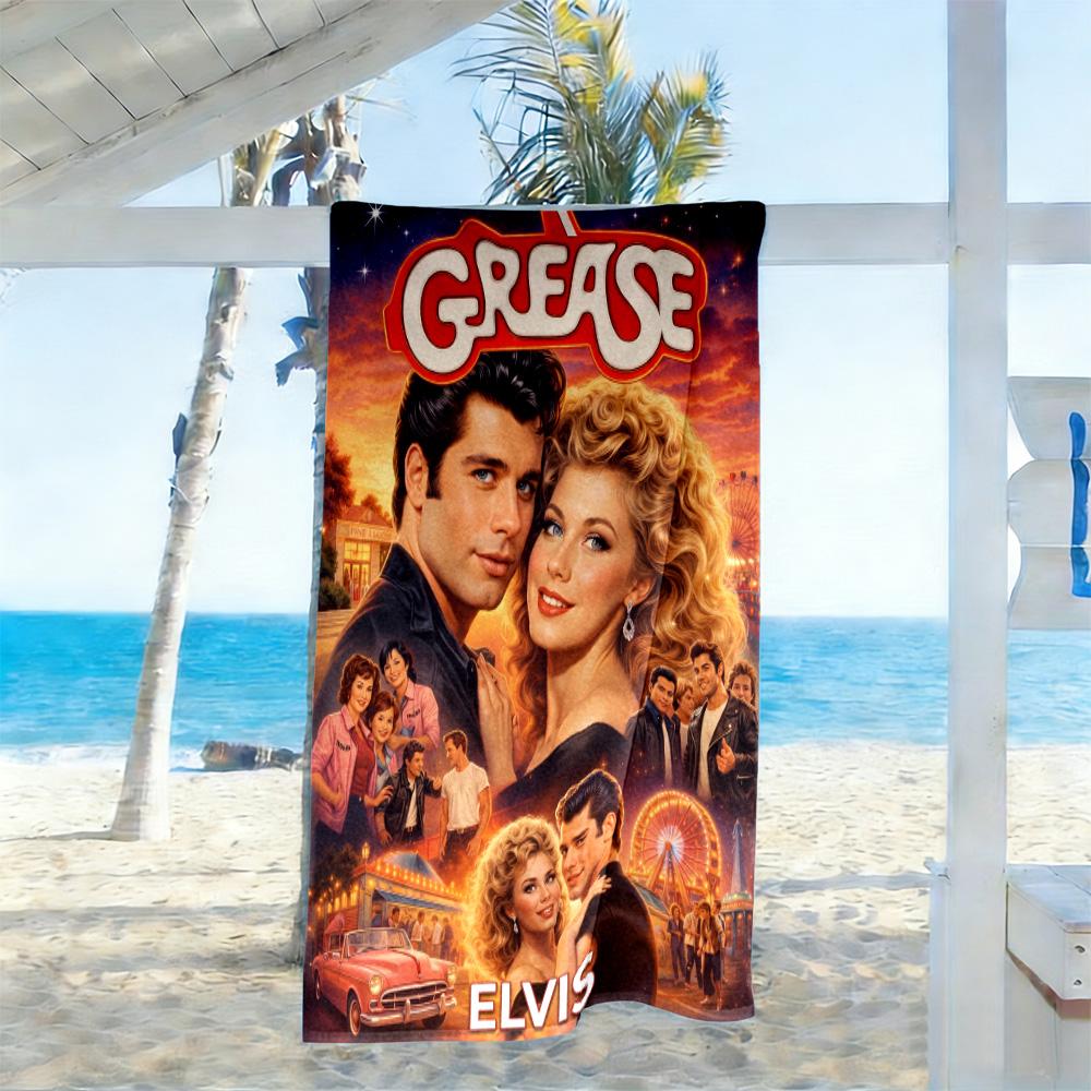 Epic Elvis Performance Beach Towel High Absorbency & Quick-Dry Comfortable Lightweight