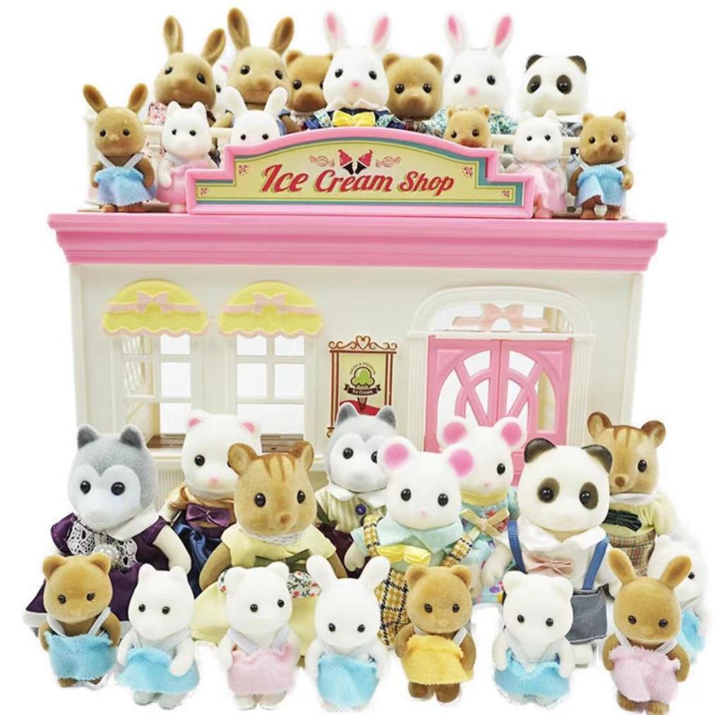 Senbel Mini Rabbit Doll Clothes Accessories for Children's Play House Set