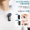 Ulanzi A100 Wireless Microphone, Lapel Microphone, External Smartphone Microphone, 360° Sound Collection, Noise Cancelling, 2-Person Simultaneous