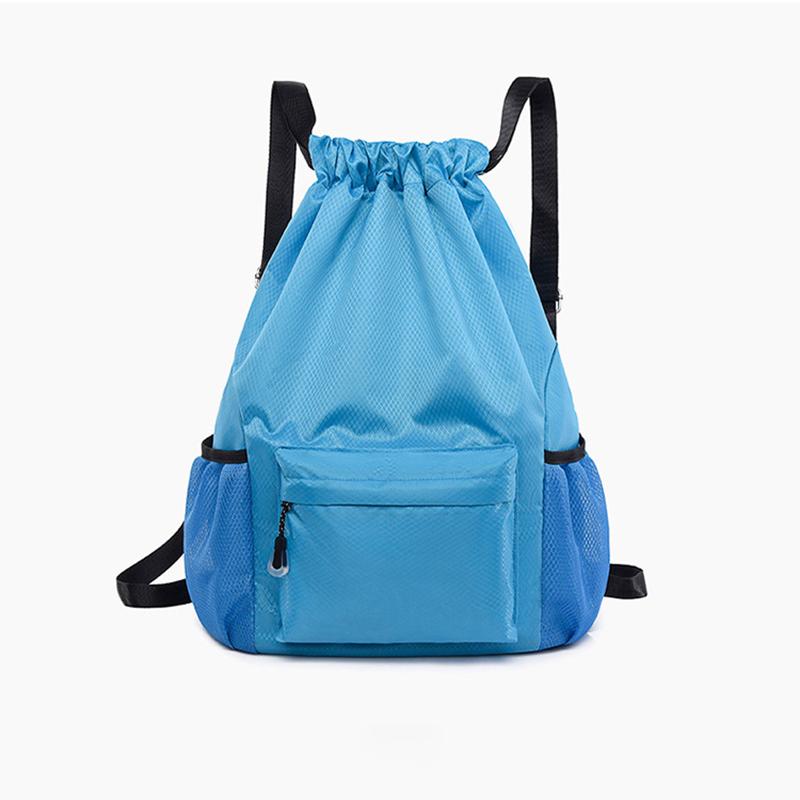 Su Geçirmez İpli Çanta İpli Omuz Çantası Spor Basketbol Çantası Kolay Sırt Çantası