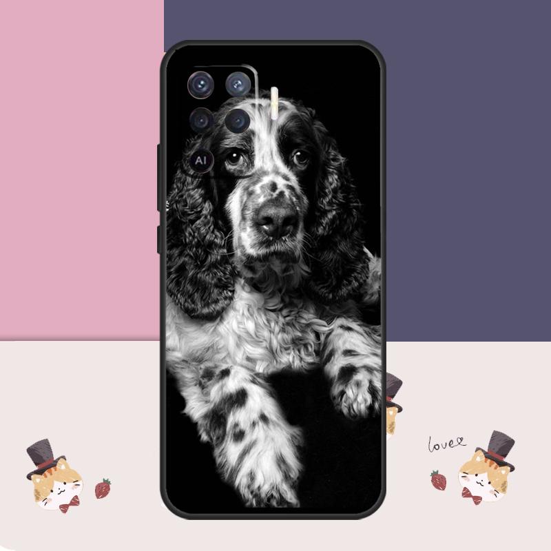 Cocker Spaniel Dog Case For Oppo A94 A74 A54 A18 A38 A58 A78 A98 A80 A60 A40 A96 A76 A16 A15 A17 A57 A77 A5 Pro