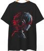Anime Headphones Design T-Shirt Unisex Heavy Cotton Tee Unisex T-Shirt