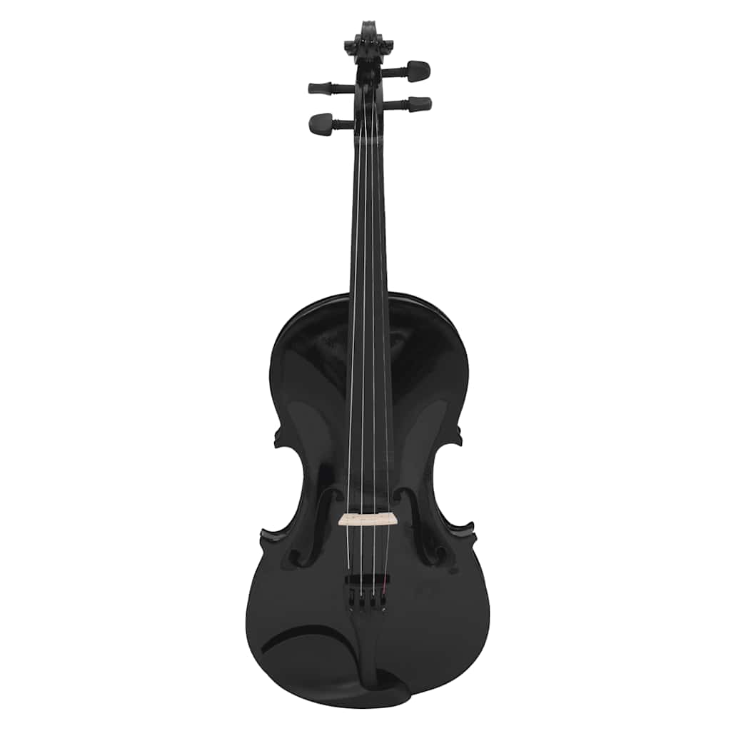 Violin Complete Set with Bow and Chin Rest Light Wood Size 4 4