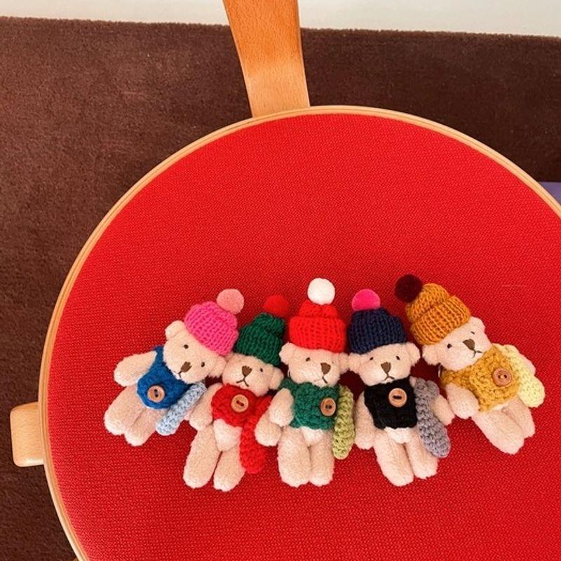 

GREYMANSION Moon Rabbit Walsuk Keyring_Christmas Bear black