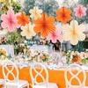 9 stk Hengende Papirvifter Tapet Bryllupsblomsterveggdekorasjon Fest Flere Alternativer Tilgjengelig