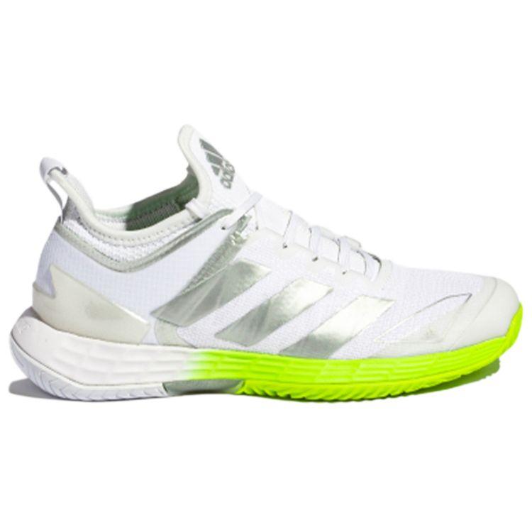 Adidas  Adizero Ubersonic 4 Tokyo - White Solar Yellow Women Sneakers Silver-Metallic FX1368