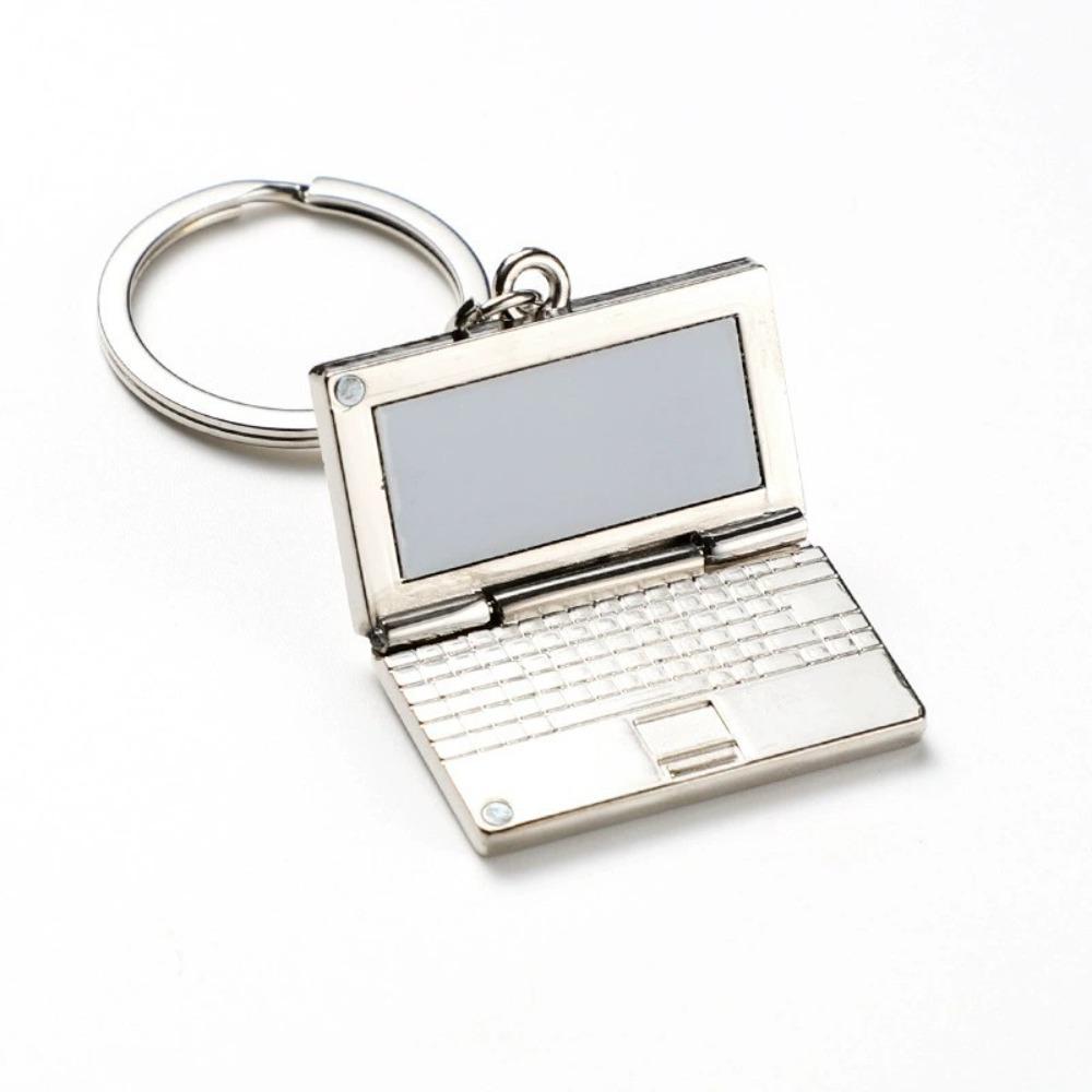 

Lifelike Bag Pendant Creative Notebook Computer Key Ring Mini Laptop Key Chain Gifts