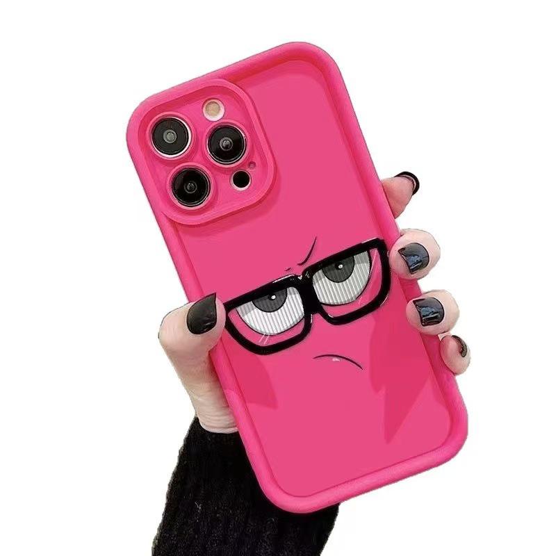Cartoon Glasses Emoji iPhone Case for Apple: Compatible with iPhone 17, 16 Pro Max, 15 Pro, 14, 13
