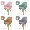 1Pc Polar Fleece High Arm Chair Covers Water Repellent Elastic Dining Armchair Protector Seat Slipcovers Chair Protector Home