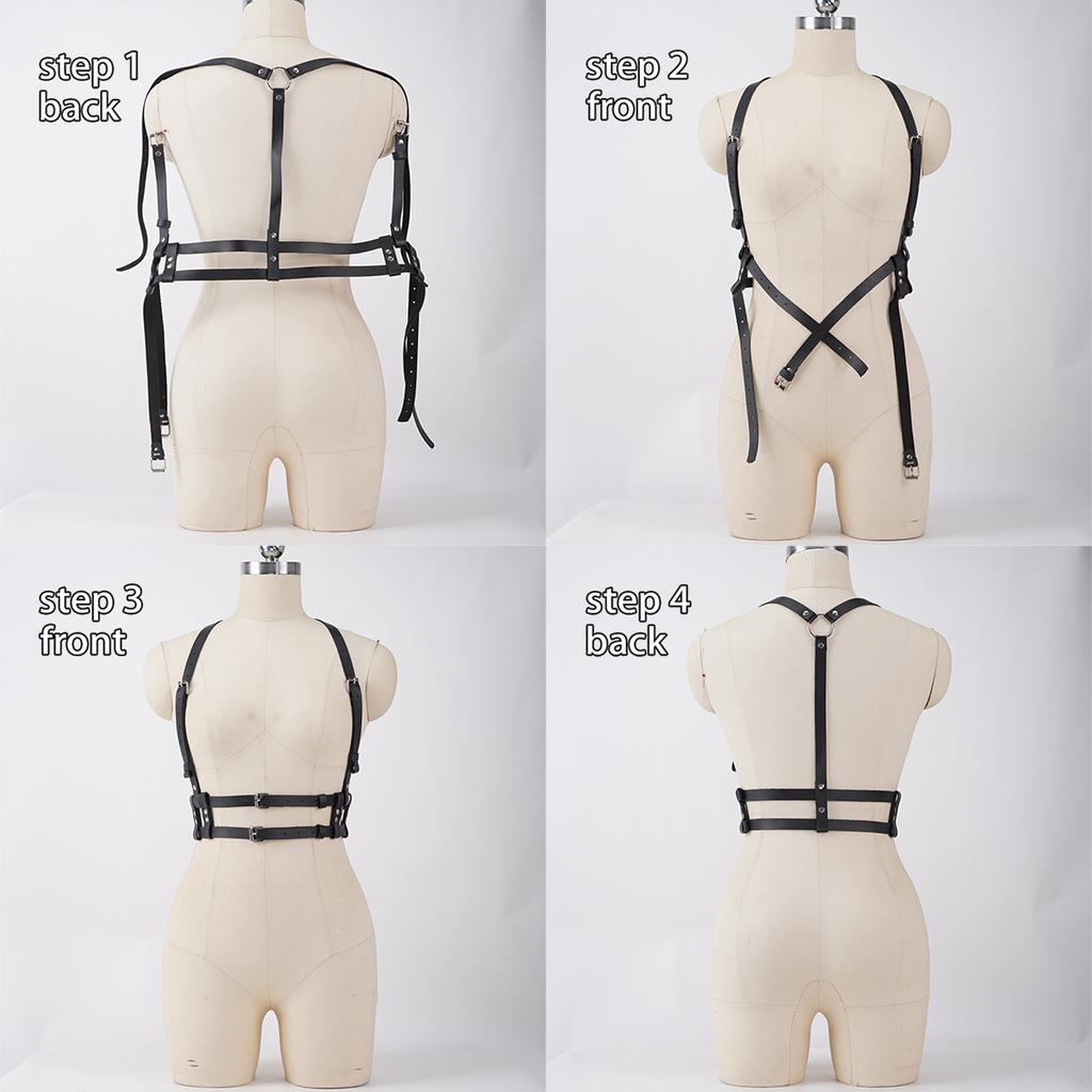 Women Punk Fashion Belt Street Style Shaping Waistband Suspenders for Women Body Harness Corset Belt Gothic Clothing Accessorie