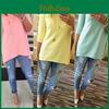 Trendy Women's Blouse With Irregular Design And Medium Sleeves For Versatile Wear