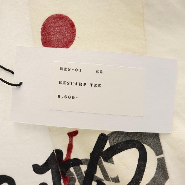 RESCARP 23ss Remake Short Sleeve T-shirt White System Men's Used