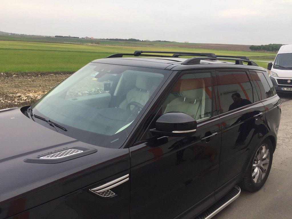 Jumpers for Conventional Roof Rails Without a Key (2 Pcs) Grey for Range Rover Sport 2014-2022