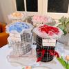 Creative Soap Flowers Bouquet Handcrafted DIY Fake Rose Flowers Small Rose Bouquet Teacher's Day
