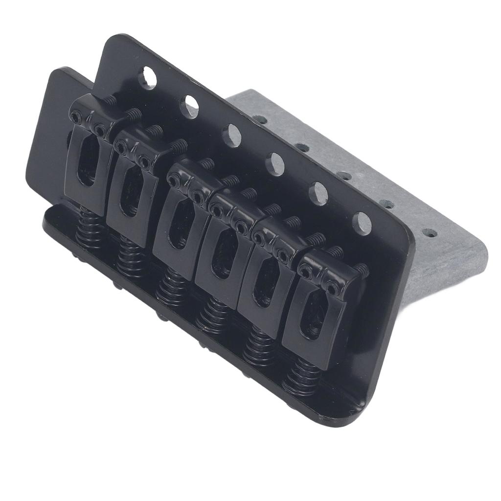 6-Saiten Gitarrenbrücke mit Befestigungswerkzeugen Linkshänder Vintage Tremolo Brücke Ersatz Elektrisch