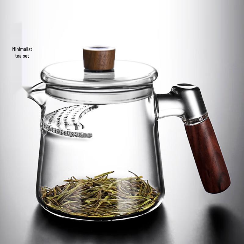 Chaxun 450ml Crescent Glass Teapot with Integrated Filter