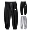 Ανδρικά Φθινοπωρινά Παντελόνια με Πλαϊνές Τσέπες Ελαστική Μέση με Κορδόνι Μεγάλα Μεγέθη Λεπτά Παντελόνια με Μανσέτα στον Αστράγαλο Μονόχρωμα Φαρδιά Street Style Αθλητικά Παντελόνια
