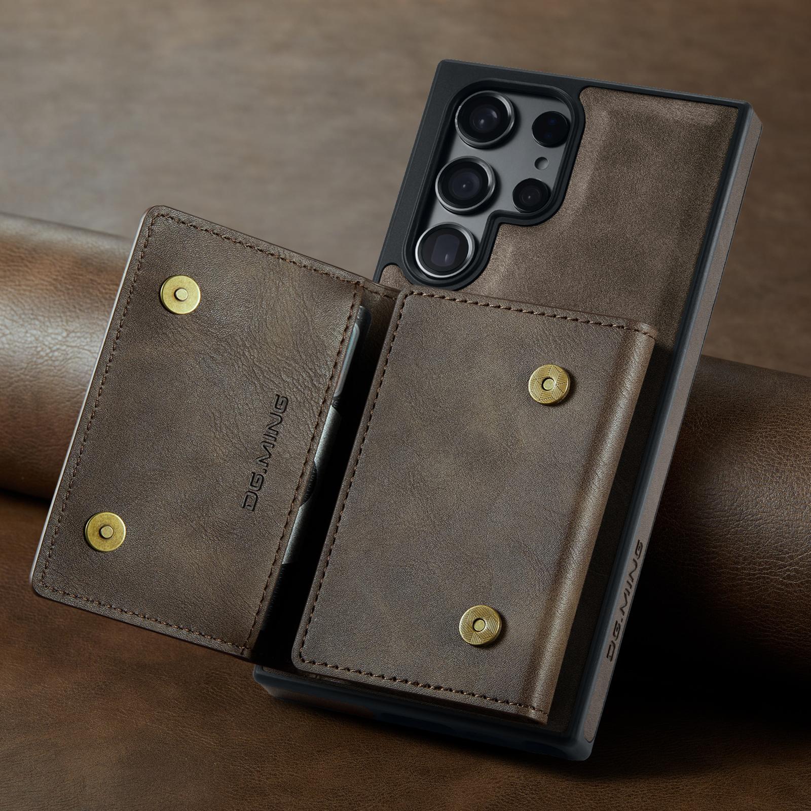 

Нескользящий винтажный чехол-кошелек для Samsung Galaxy S24 Ultra S24ultra S23 FE S22 Plus, противоударный кожаный чехол-держатель для карт for Galaxy S23 ultra