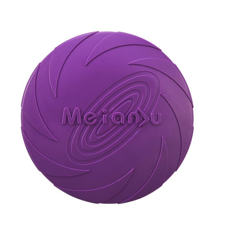 

Multifunction Pet Puppy Training Toys Bite Resistant Flying Disc Toys for Dog Outdoor Interactive Game Pet Dogs Products GWFD12 M (18CM) фіолетовий