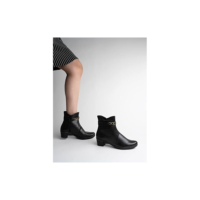 Shoetopia Girls Bt-7081 Black Ankle Boot - 6 Uk (Girls-Bt-7081-Black) 6 UK