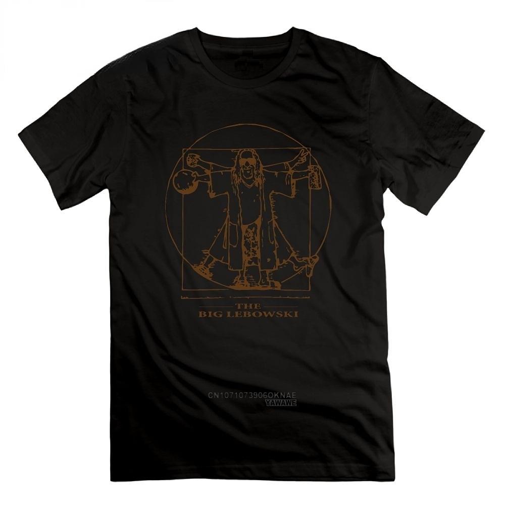 The Big Lebowski TShirts The Dude T Shirt Round Collar Tees TShirt Short Sleeve Adult Streetwear TShirt