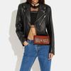 Coach Tabby 20 Classic Monogram Print Metal C Logo Chain Shoulder Bag With Snap Closure Women Shoulder Bag Brown Rust CE774-B4NQ4