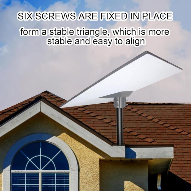 Satellite Dish Support Holders Bracket Adapter Structure Easy Installation for Gen 3 Outdoors Enthusiasts Quick Assembly