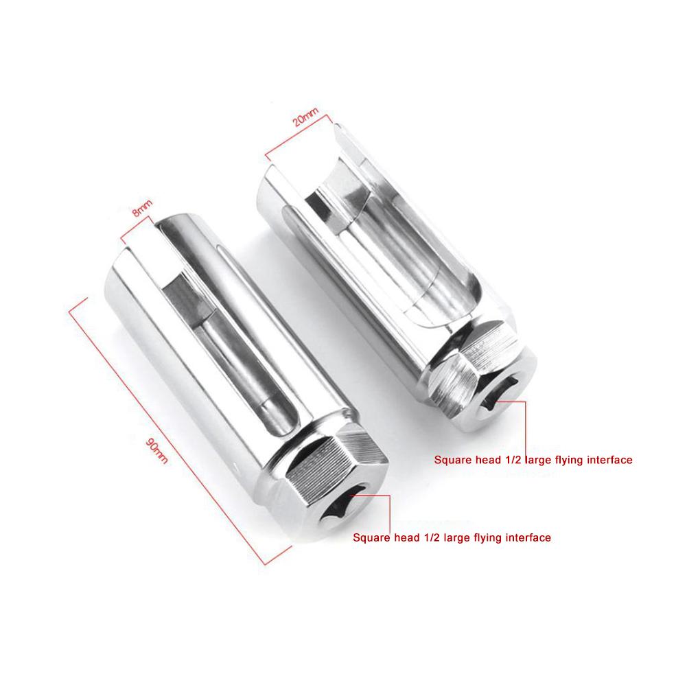 Universal 22mm 1/2" Drive Car Lambda Oxygen Sensor Accessories Auto Wrench Socket Installation O9W1