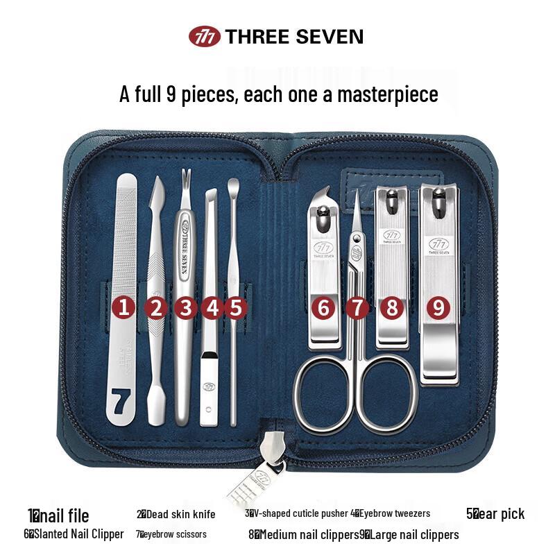 Three Seven GNT-W011 9-Piece Manicure Set